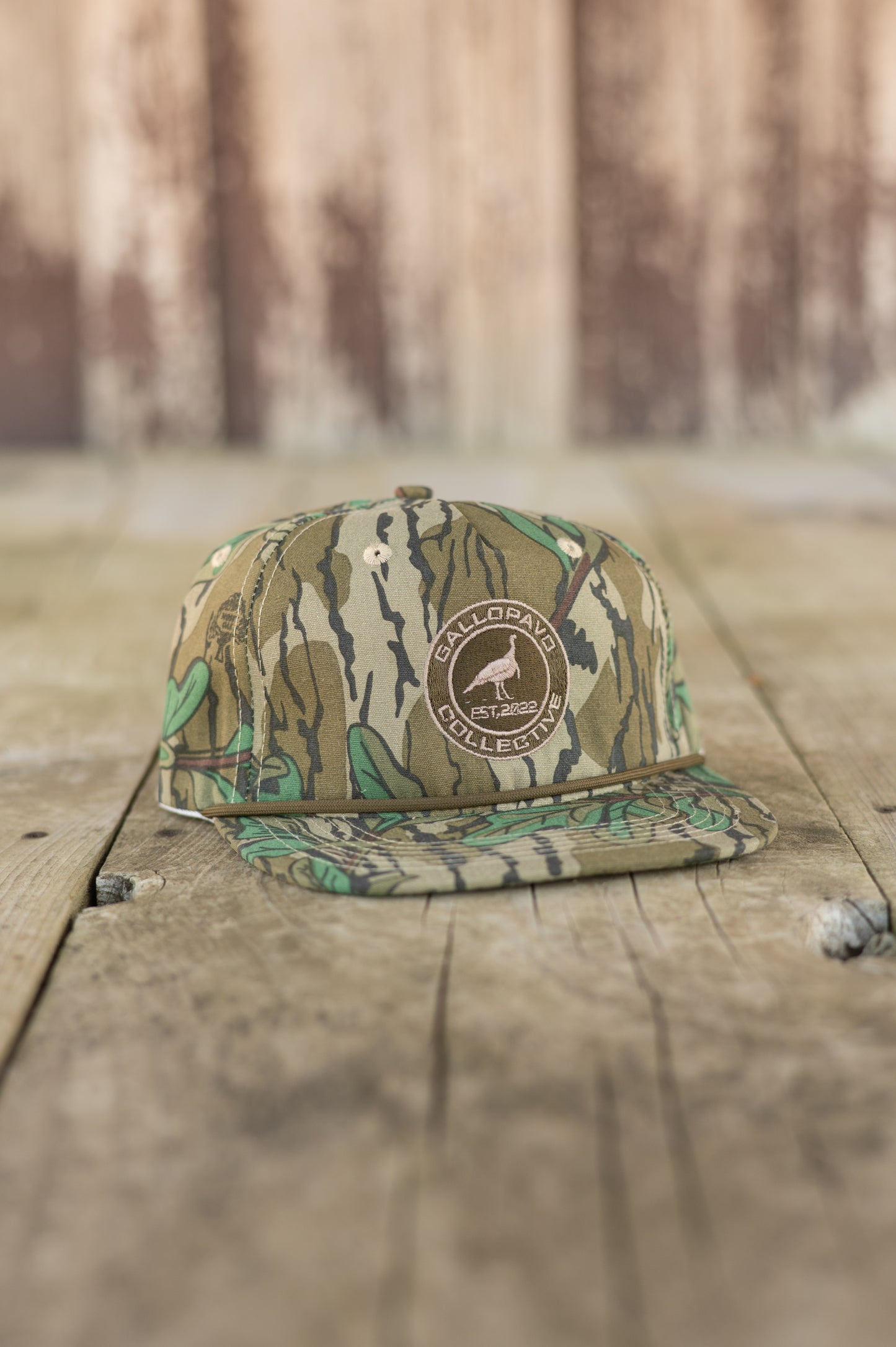Gallopavo Circle Greenleaf Rope Hat